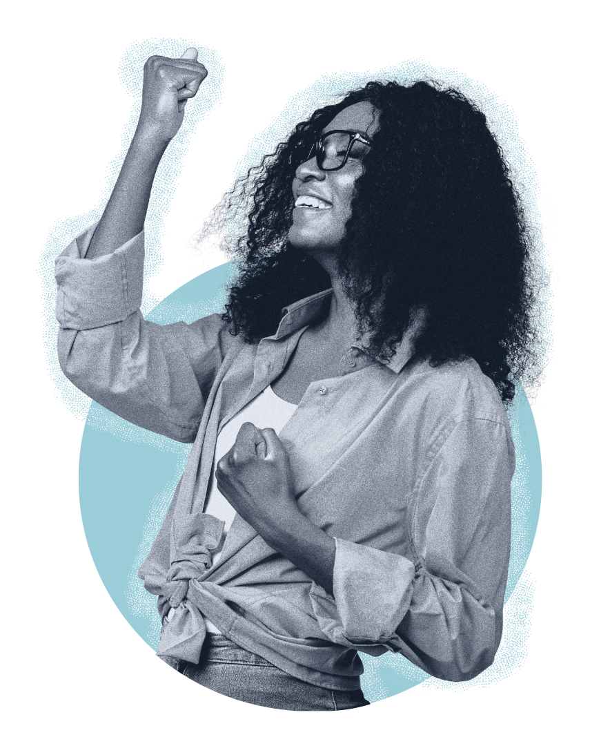 Femme heureuse